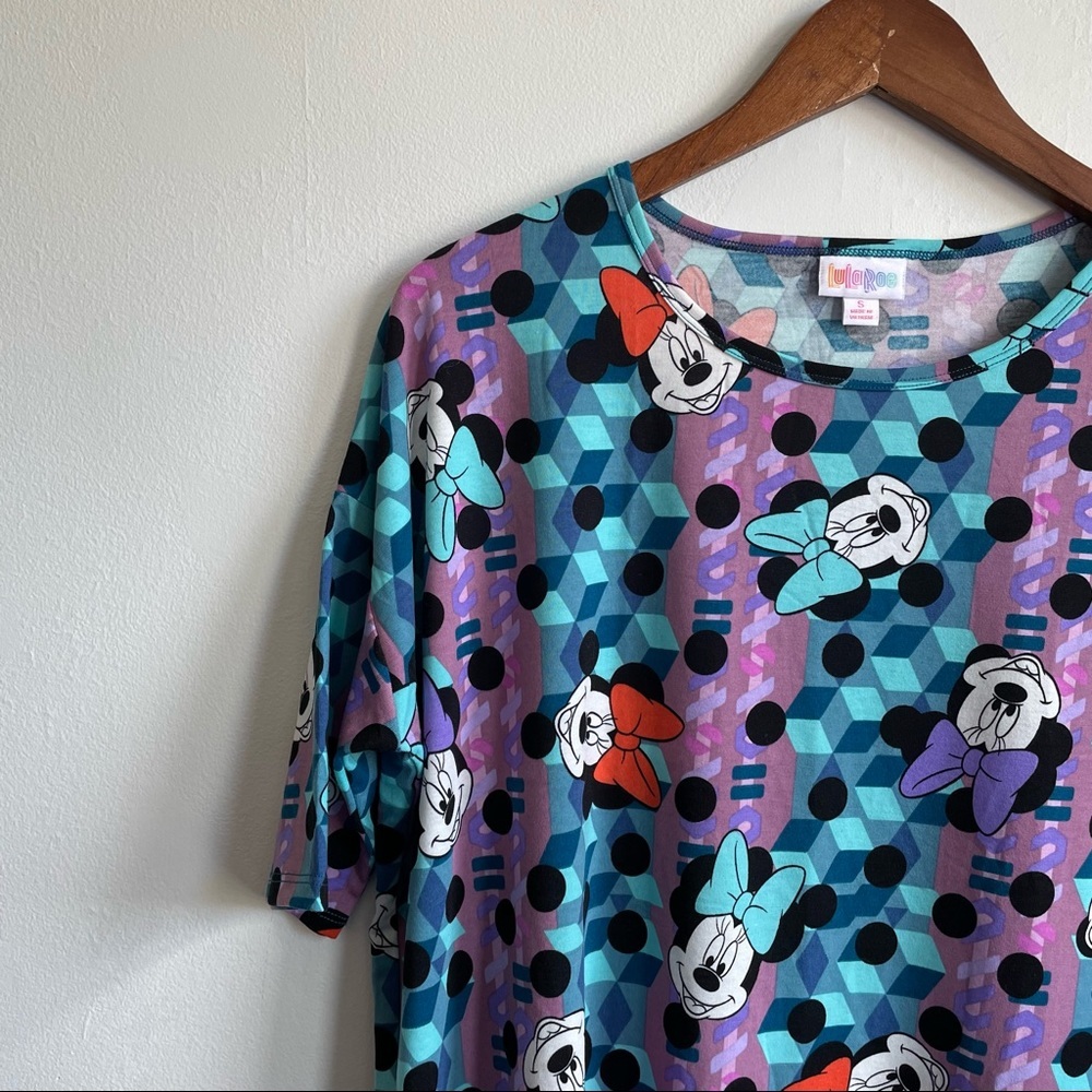 Minnie Mouse Top, Patterned Minnie Mouse Top, Long Disney Top